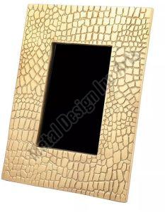 Plain Polished Solid Brass Metal Photo Frame, Frame Shape : Square, Packaging Type : Carton Box