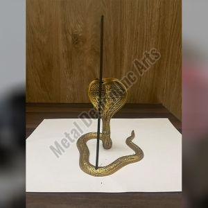 Snake Brass Incense Burner 12 X 14 X 13 Cm Height