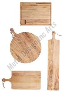 Wool Finished Wooden Chopping Board 40 X 51 Cm For Kitchen