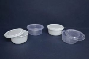 Sauce Plastic Containers, Color : Creamy, Transparent