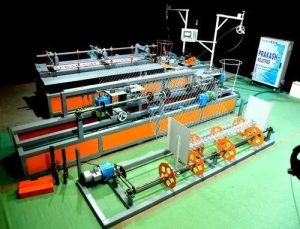 Semi Automatic Chain Link Fencing Making Machine