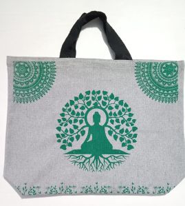 Melange Cotton Shopping Bag 16*18