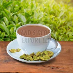 Cardamom Tea, Color : Black, Packaging Size : 500gm, Packaging Type : Pouches