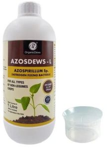 OrganicDews Azospirillum Nitrogen Fixing Bacteria Bio Fertilizer for Plants - 1 Litre