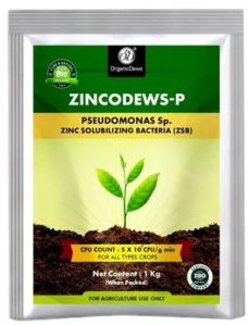 OrganicDews Zinc Solublizing Bacteria Bio Fertilizer  for Plants - 1 Kg