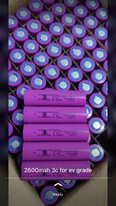 2600mAh 3.6v Lithium-ion 18650 Rechargeable Battery-cmicr