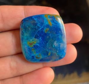 Square Natural Shattuckite Gemstone