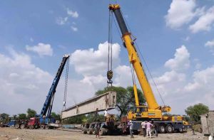 Tyre Mounted Crane