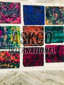 Recycle Tie Dye Silk Scarve, Packaging Type : Plastic Bag, Specialities : Skin Friendly, Easily Washable