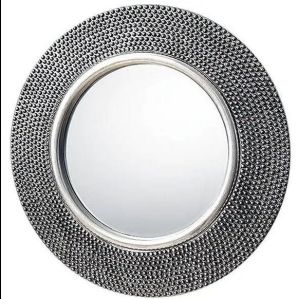 Round Framed Wall Mirror