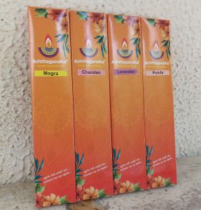 Mogra Chandan Levender Ponds Ashthagandha Premium Incense Sticks Combo Pack