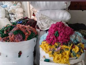 Cotton Yarn Waste, Color : Black