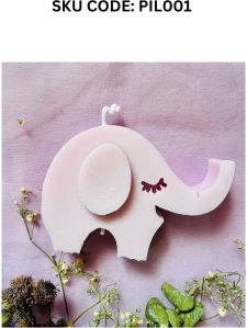 Scentiments PIL001 Handmade Elephant Candle for Decoration