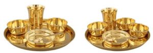 1.70kg Copper Thali Set