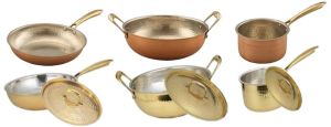 Coated Copper Steel Cookware, Color : Multicolor