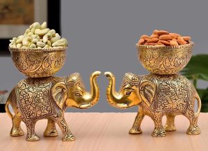 Elephant Dry Fruit Bowl