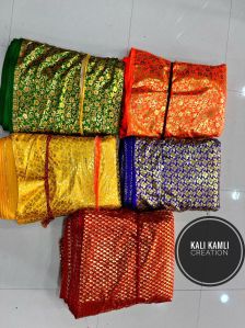 Multicolor Satin Foil Fabric, For Making Garments, Feature : Anti-Wrinkle, Easily Washable