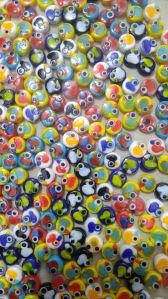 Flat Birds Glass Beads