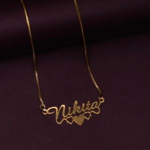 Hearts Customized Pendant with Name