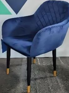 Trans Ergonomics Metal Kursii Kya Cafeteria Chair, Color : Blue