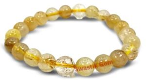 Golden Rutilated Quartz Bracelet
