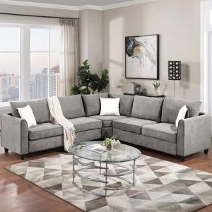 7 Seater Sectional Sofa Couch L Shape Sofa