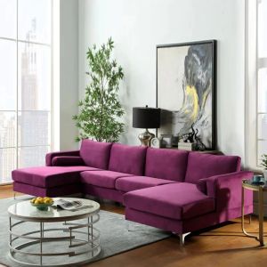 U Shape Sofa Set: 124