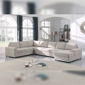 U Shape Sofa Set : 7 Seater Sofa Set Reversible Sectional Sofa