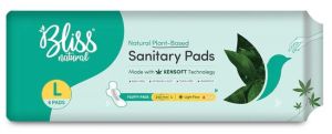 L Fluffy Organic Sanitary Pads (6 Pads)