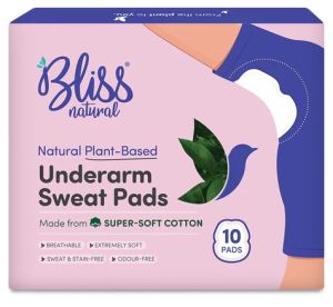 Underarm Sweat Pads (10 Pads), Color : White