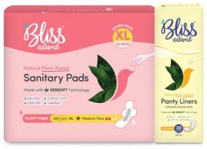 Xl Fluffy Jumbo Pack Sanitary Pads