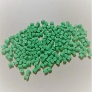 15% Nylon 6 Glass Filled Plastic Granules Green