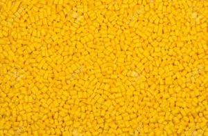 15% Nylon 6 Glass Filled Plastic Granules Yellow