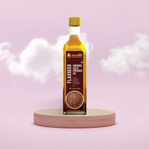 FLAXSEED OIL (Wooden Cold Pressed Oil)