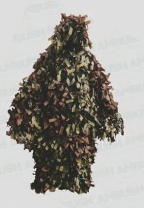 Polyester Ghillie Suit Desert, Color : Brown Camouflage