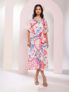 Women Anaar Printed Flary Dress