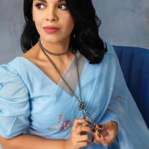 Long Freshwater OPERA Black Beauty Women Pearl Necklace