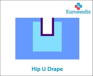 Fixable Drapes Surgical Hip U Drape