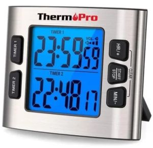 Dual Digital Kitchen Timer ThermoPro TM02