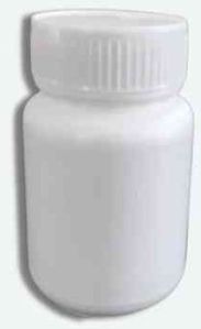 HDPE Pharmaceutical Tablet Container 50ml, Color : White