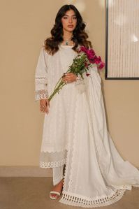 Women Chikankari Embroidered Shirt Shalwar Suit