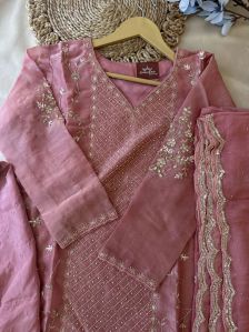 Women Indian Heavy Party Wear Suit Set Of 3 Pcs