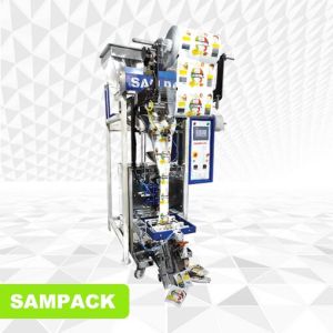 Double Head Weigher Snacks Packing Machine