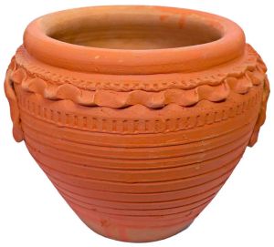 Cone Shape Rajasthani Style Earthen Plant Pot