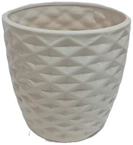 Diamond Shape Bucket Ceramic Plant Pot