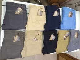 Plain Mens Cotton Jeans Casual Wear