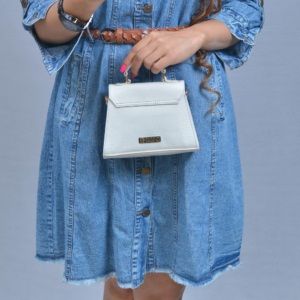 Enchantingly Beautiful White Premium Sling Bag