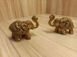 Brass Elephant Statue