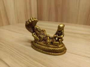 Brass Laxmi Vishnu Statues