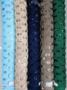 Fur Angoor Sequins Fabric
